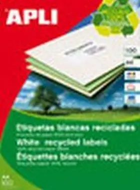Caja 21 Etiquetas Apli (100 A4 ) 70X42. 4 12062