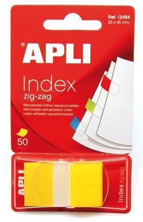 Indice Banderitas Amarillo Index Apli