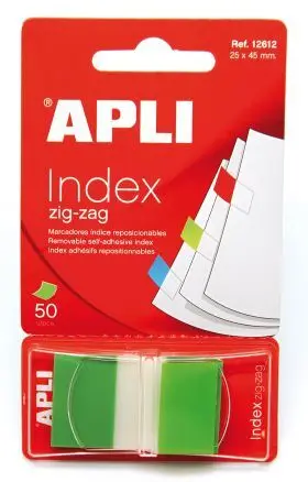 Indice Banderitas Verde Index Apli