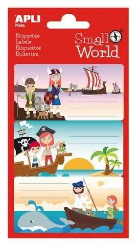 Etiquetas Escolares Vikingos
