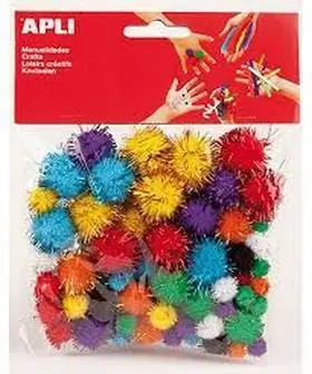 Bolsa 78 Pom Pom Brillante Apli