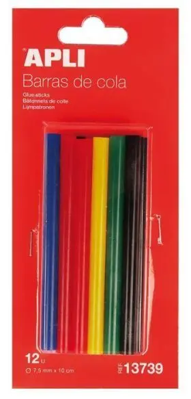 Recambio Barras de Cola 7. 5Mm Colores Surtidos
