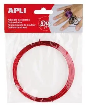 Alambre Color Rojo 1. 5 mm X 5Mts