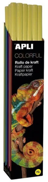 Rollo Papel Kraft 1 X 3M. Amarillo Apli