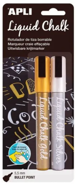 Liquid Chalk Oro/Plata