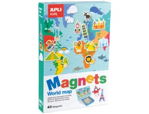 Magnetico Mapa Mundi 40Ud