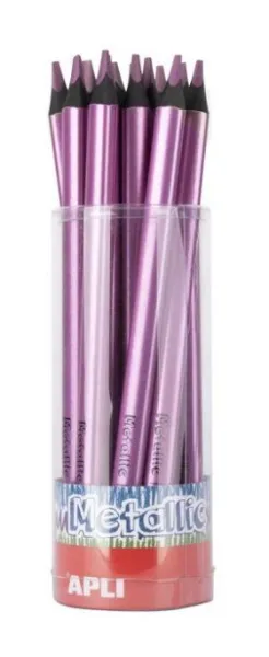 Lapiz Jumbo Metallic Fucsia