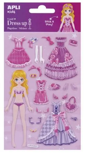 Peg. dress. escenario Candy