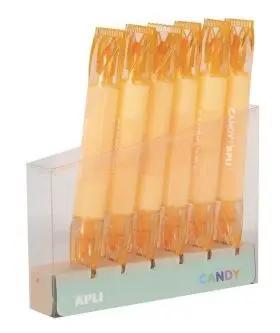 Subrayador Candy Apli Naranja