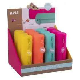 Estuche Silicona Fluo Redondo Apli