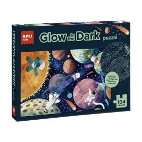 Caja Puzle Glow In The Dark S. Solar 104U Apli
