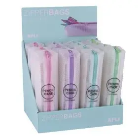 Zipper Pencil Case Pastel Apli
