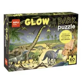 C. puzle Glow In The Dark Dinosaurios 60U Apli