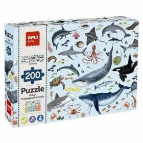 C. puzzle Animales Amenazados Marinos 200 Apli