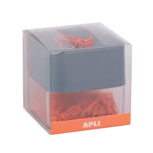 Dispensador Clips Neon Azul