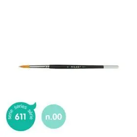 Pincel Premium Synthetic Redondo 611, 00