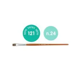 Pincel Nº 24 Escolar Plano Serie 121 Milan