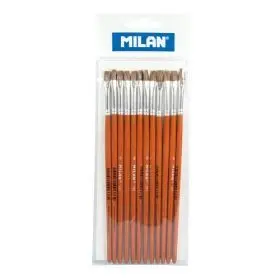 Pincel Nº 6 Escolar Plano Serie 121 Milan