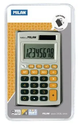 Calculadora 8 Digitos Naranja