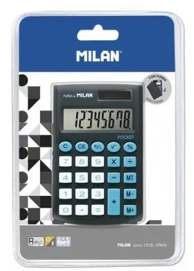 Calculadora Milan Pocket Touch Negra