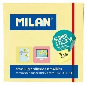 Bloc 90 Notas Super Adhesivas 76X76 Amarillo