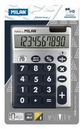 Calculadora 10 Digitos Silver Azul