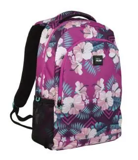 Mochila Escolar 17L, Hibiscus