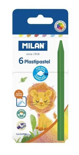 Estuche 6 Color. Redo Plastipastel Milan
