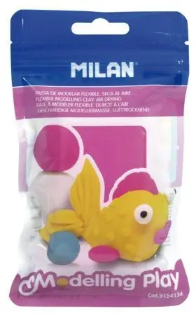 Pasta Modelling Play Seca Aire 100G Rosa