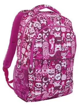 Mochila Escola 17L. Hey Girl Rosa