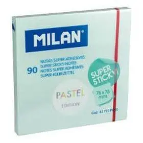 Bloc 90 Notas Super Adhe. 76X76 Azul Past