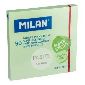 Bloc 90 Notas Sup. Adhe. 76X76 Verde Past