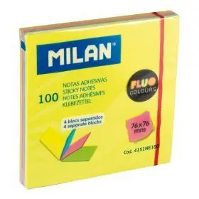 Bloc 100 Notas Adhesivas Magic Fluo 76X76