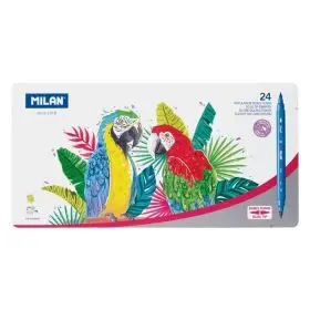 Estuche Metalico 24 Rotuladores Doble P.