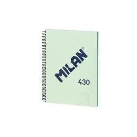 Libreta A4 Verde 80H. Espiral Lineas