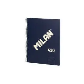 Libreta A4 Azul 80H. Espiral Lineas