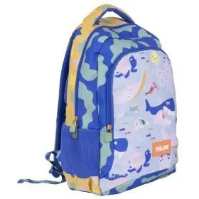 Mochila Escolar Cap. 21L Blue Odyssey
