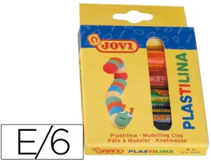 6 Barras Plastilina Jovi