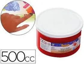 Pintura Dedos 500Cc Bermellon Rojo