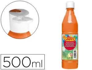 Tempera Liquida Jovi 500Cc. Naranja
