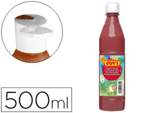 Tempera Liquida Jovi 500 Cc Marron