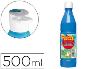 Tempera Liquida Jovi 500Cc. Azul Cyan