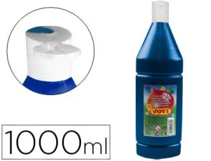 Tempera 1000Cc. Azul Oscuro
