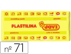 Plastilina Mediana Amarilla Jovi