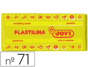 Plastilina Mediana Amarillo Oscuro Jovi