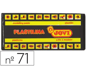 Plastilina Mediana Negro/Negra Jovi