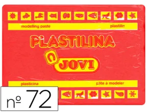 Plastilina Grande Roja Jovi 350Gr