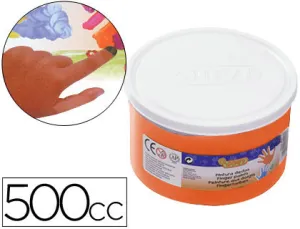 Pintura Dedos 500Cc Naranja Jovi