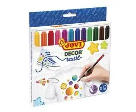 12 Rotuladores Tela Decor Textil Jovi