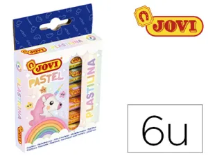 Caja 6 Barras de Plastilina 15G Surtido